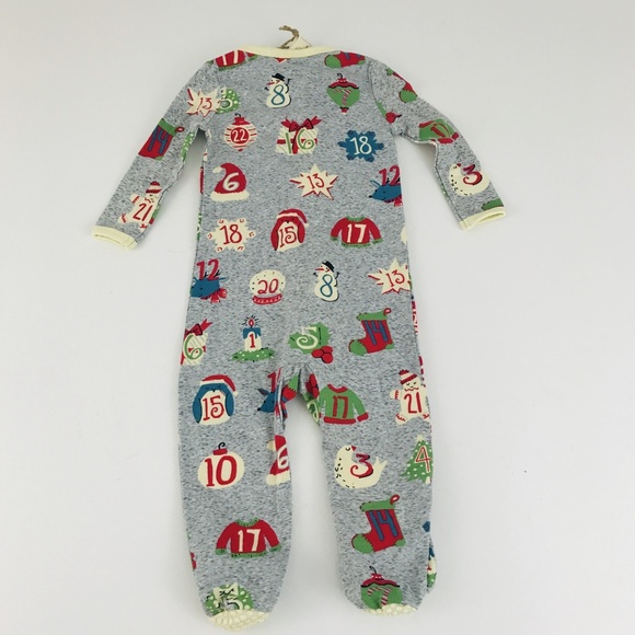 Munki  Munki Christmas Infants  Footed Sleeper - Picture 4 of 6